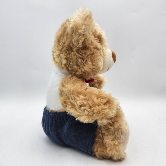 Hard Rock Hotel Tan Teddy Bear Plush Stuffed Animal 8in tall - Picture 5 of 7